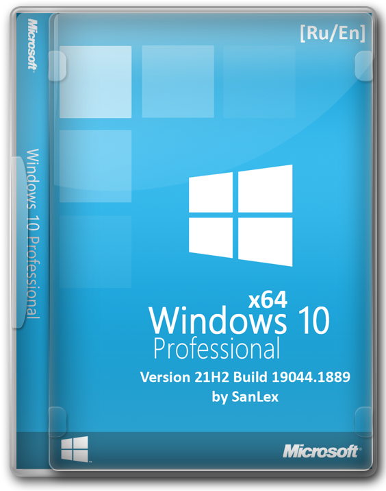 Windows 10 PRO 21H2 Lite 64 bit на русском без лишнего
