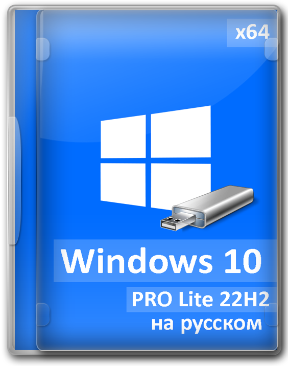 Windows 10 Professional 22H2 64 bit облегченная версия